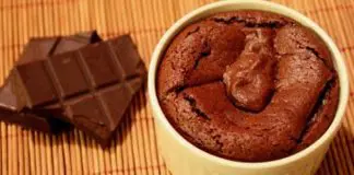 Potinhos de chocolate