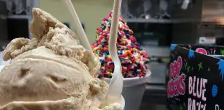 Gelado de iogurte e natas Gelado de iogurte e natas