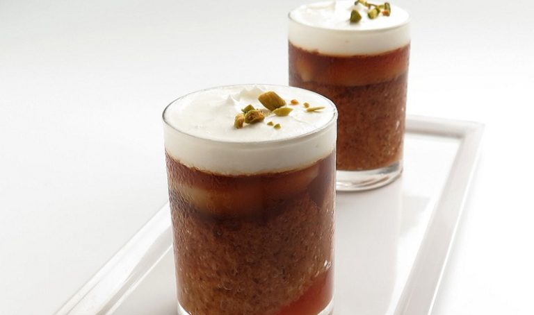 Gelatina com creme