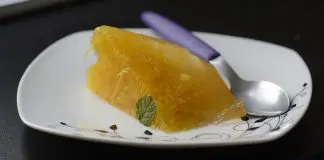 Pudim de Pêssego Pudim de Pêssego