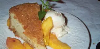 Bolo de Pêssego Bolo de Pêssego