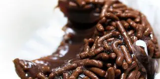 Brigadeiro de chocolate belga Brigadeiro de chocolate belga