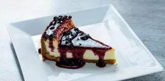 Cheesecake vegan de frutos vermelhos