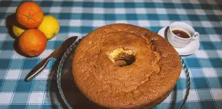 Bolo de laranja e requeijão Bolo de laranja e requeijão