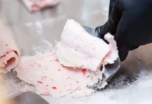 Gelado de nata e morango: A delícia que encanta