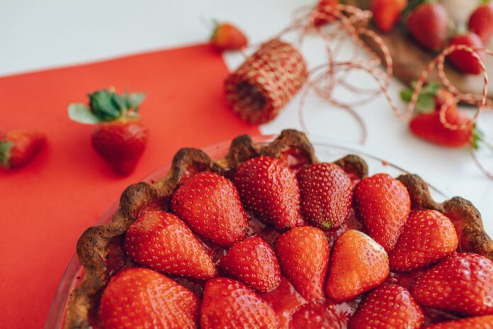 Tarte de frutos vermelhos com creme de baunilha (irresistível)