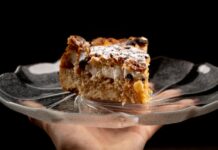 Bolo de maçã ralada húmido