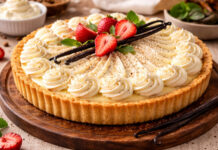 Tarte de Baunilha: Sobremesa cremosa, clássica e fácil