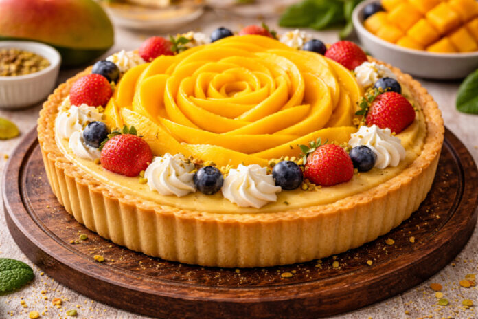 Tarte de Manga Receita cremosa e fácil