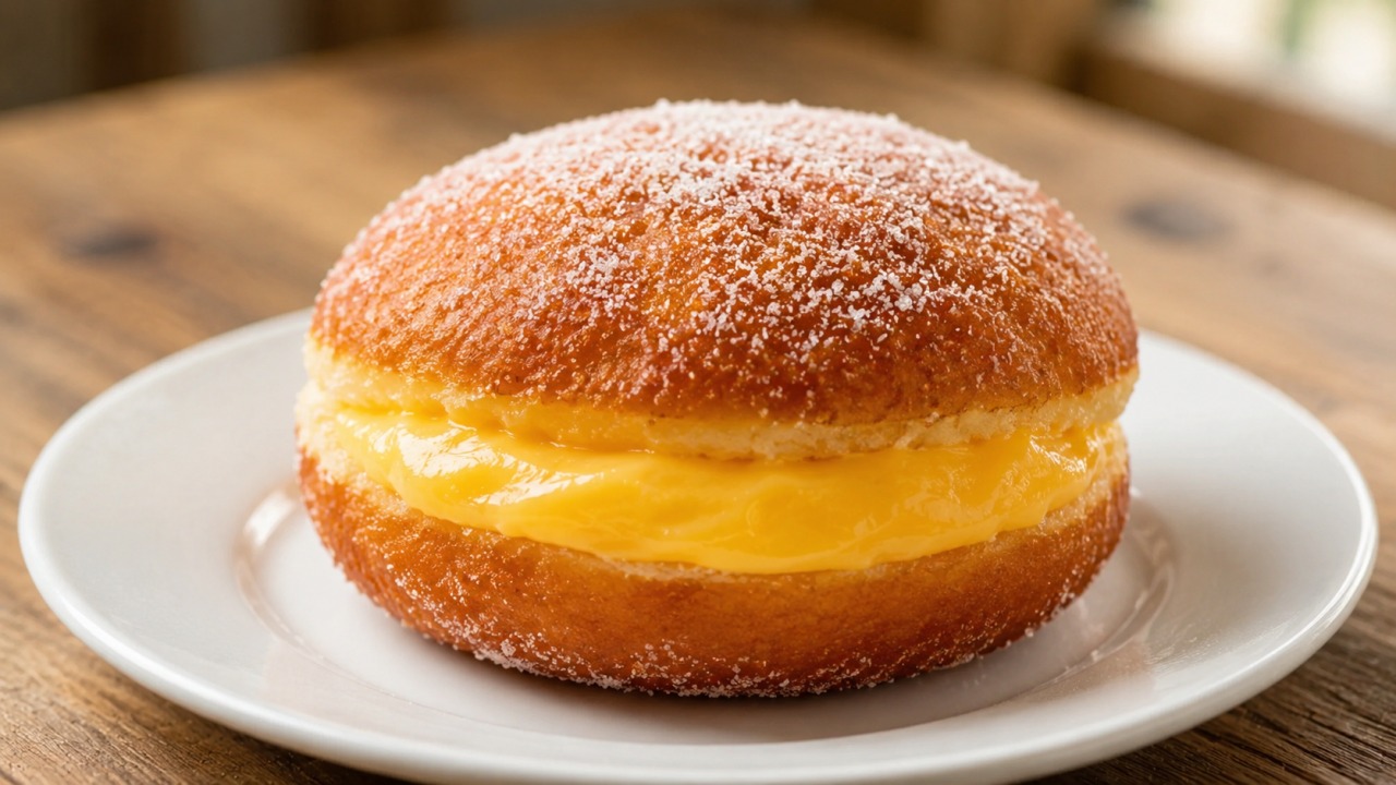 Bola de Berlim simples: Passos claros para um resultado delicioso