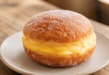 Bola de Berlim simples: Passos claros para um resultado delicioso