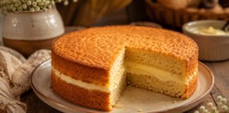 Bolo com recheio de baunilha: A receita fofa, cremosa e fácil de repetir em casa