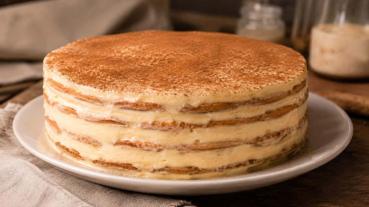 Bolo de bolacha com canela: A sobremesa clássica com um toque aromático