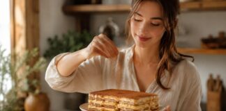 Bolo de bolacha com canela: A sobremesa clássica com um toque aromático