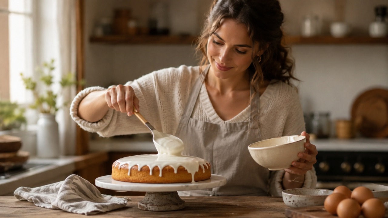 Bolo de Cobertura de Açúcar: A receita simples que fica fofa e brilhante