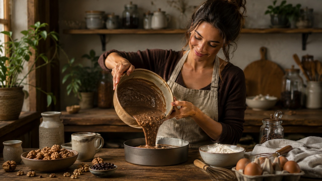 Bolo de Nozes e café: A receita húmida e aromática que fica bem em qualquer ocasião