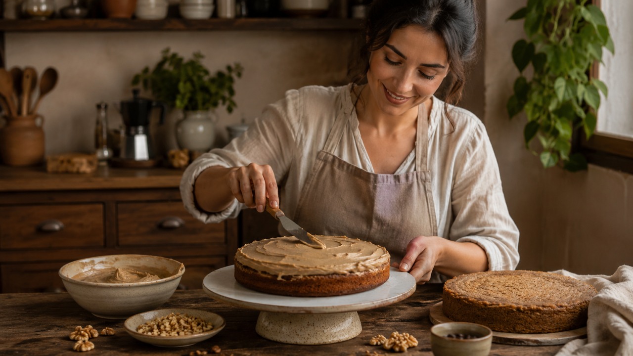 Bolo de Nozes e café: A receita húmida e aromática que fica bem em qualquer ocasião