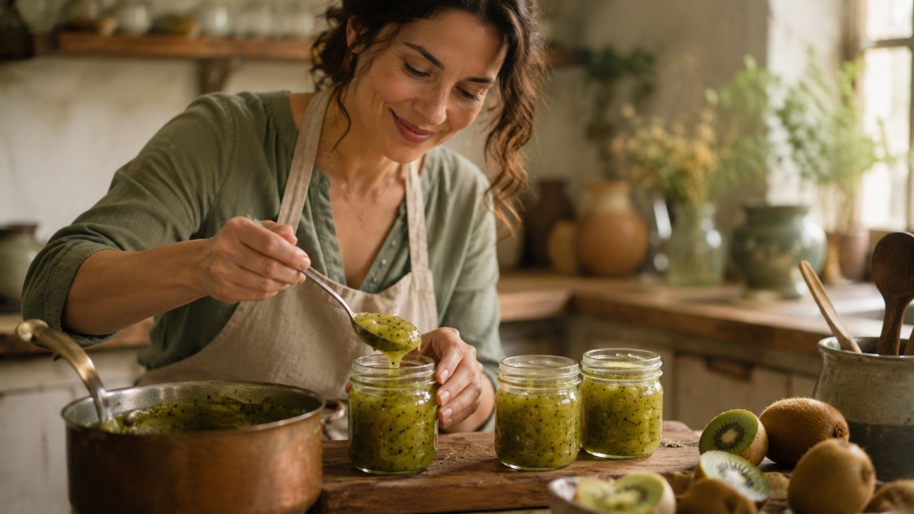 Como fazer compota de kiwi em casa, com sabor equilibrado e textura perfeita