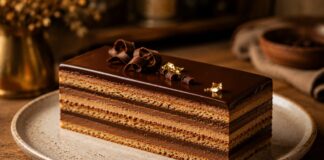 Opéra caseiro, a sobremesa francesa que impressiona sem perder a elegância