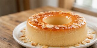 Pudim de amêndoa: Receita cremosa, simples e com sabor tradicional