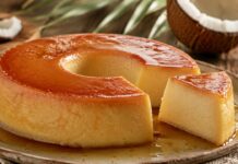 Pudim de coco cremoso e leve para fazer em casa