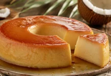 Pudim de coco cremoso e leve para fazer em casa