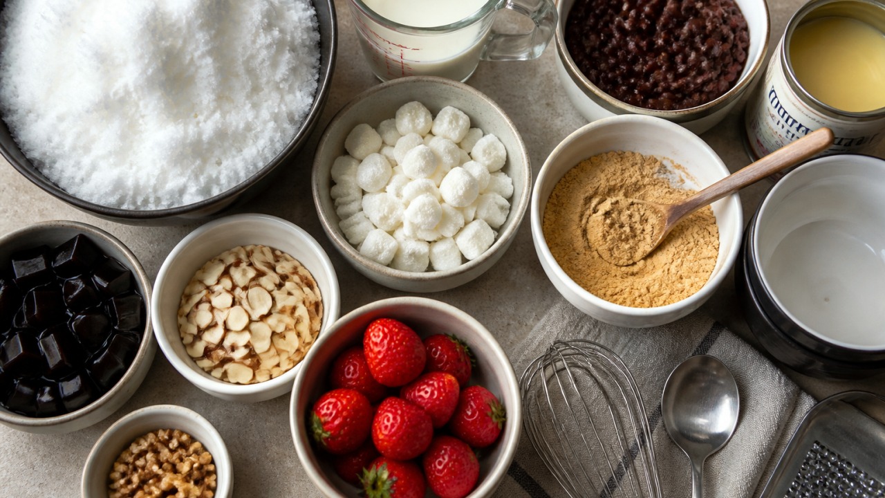 Bingsu: A sobremesa coreana fresca que vale a pena fazer em casa