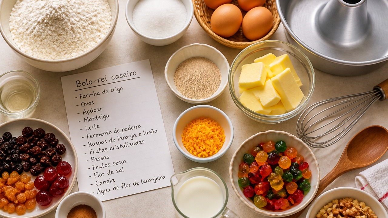 Bolo-rei caseiro, a receita completa para um resultado fofo, aromático e equilibrado