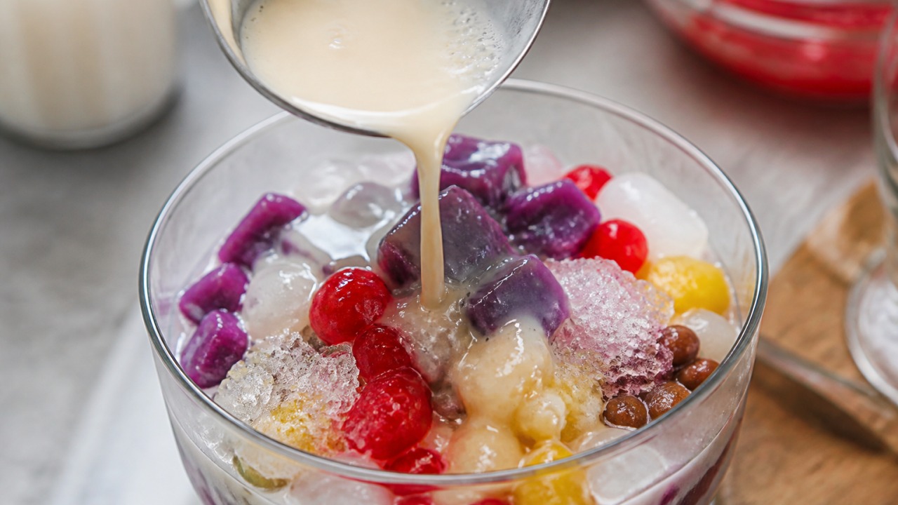 Halo-halo: A sobremesa filipina fresca e colorida que vale a pena preparar em casa