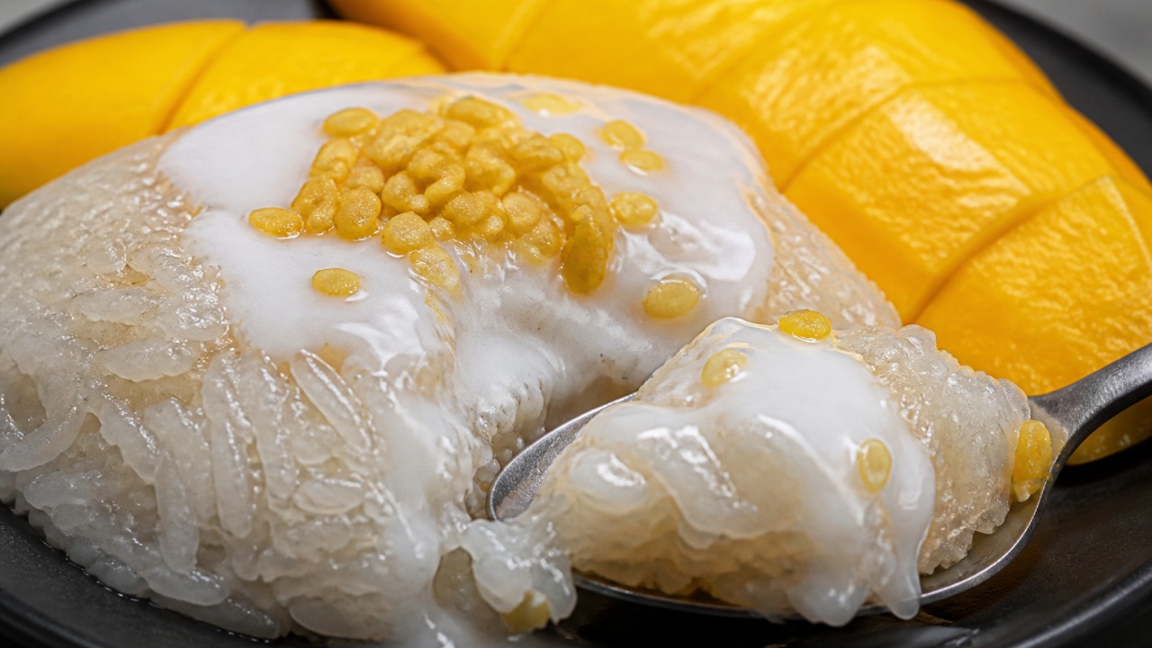 Mango sticky rice: A sobremesa tailandesa que é simples, cremosa e memorável