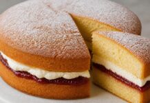 Victoria sponge cake, o bolo inglês simples que fica leve, fofo e elegante