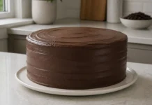 Bolo de chocolate húmido e simples para fazer em casa Contexto editorial sobre Bolo de Chocolate