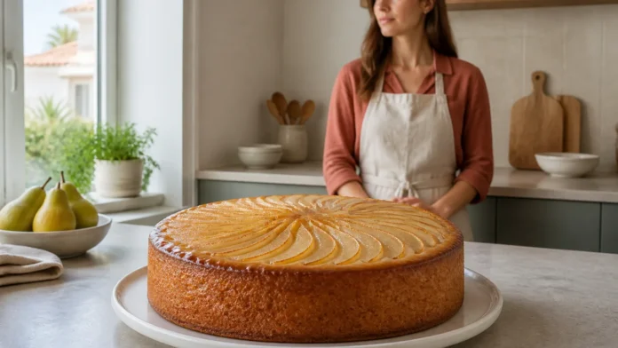 bolo-pera-humido-aromatico-para-fazer-em-casa-destaque Contexto editorial sobre Bolo de pera