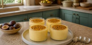 Contexto editorial sobre Mousse de maracujá com três ingredientes