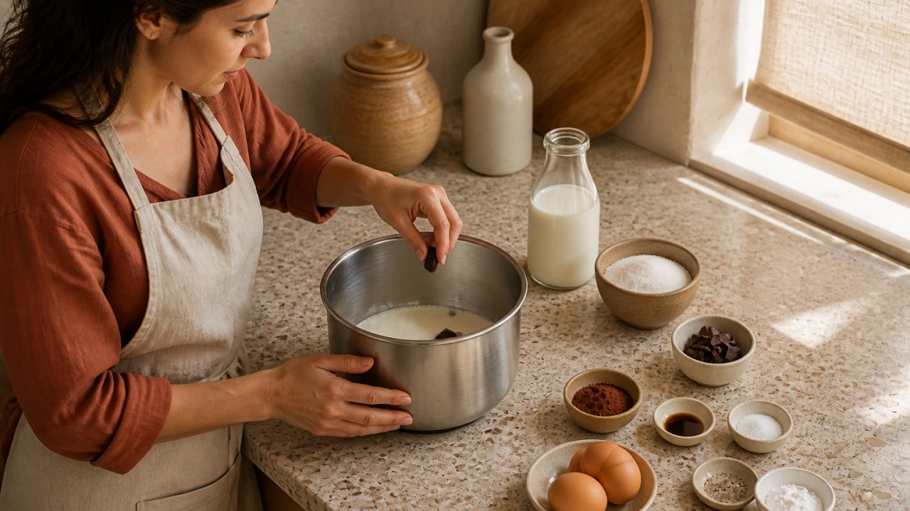 Análise prática de gelado gourmet