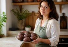 Pão de Queijo de Chocolate com interior macio e sabor intenso Contexto editorial sobre Pão de Queijo de Chocolate