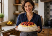 Pavlova com curd de limão e frutas frescas: Receita completa com ingredientes, preparo e dicas praticas Contexto editorial sobre Pavlova com curd de limão e frutas frescas