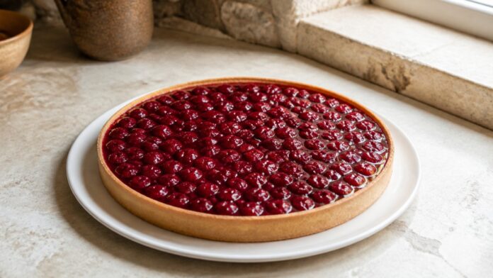 tarte-cereja-com-base-crocante-recheio-suculento Contexto editorial sobre Tarte de Cereja