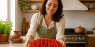 Contexto editorial sobre Tarte de Morango com Vinho do Porto