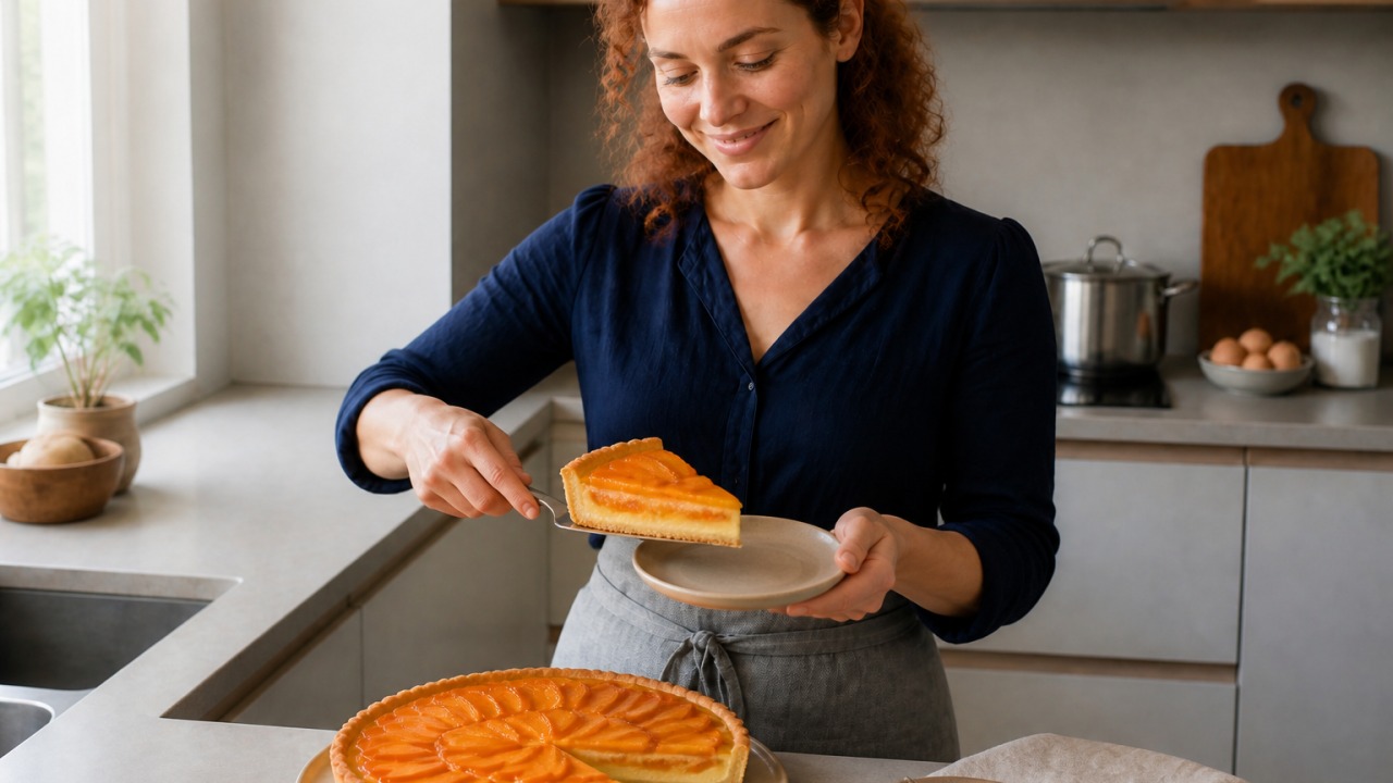 Avaliação responsável de Tarte de natas e pêssego