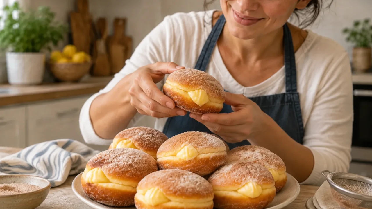 Avaliação responsável de Bolas de Berlim com creme
