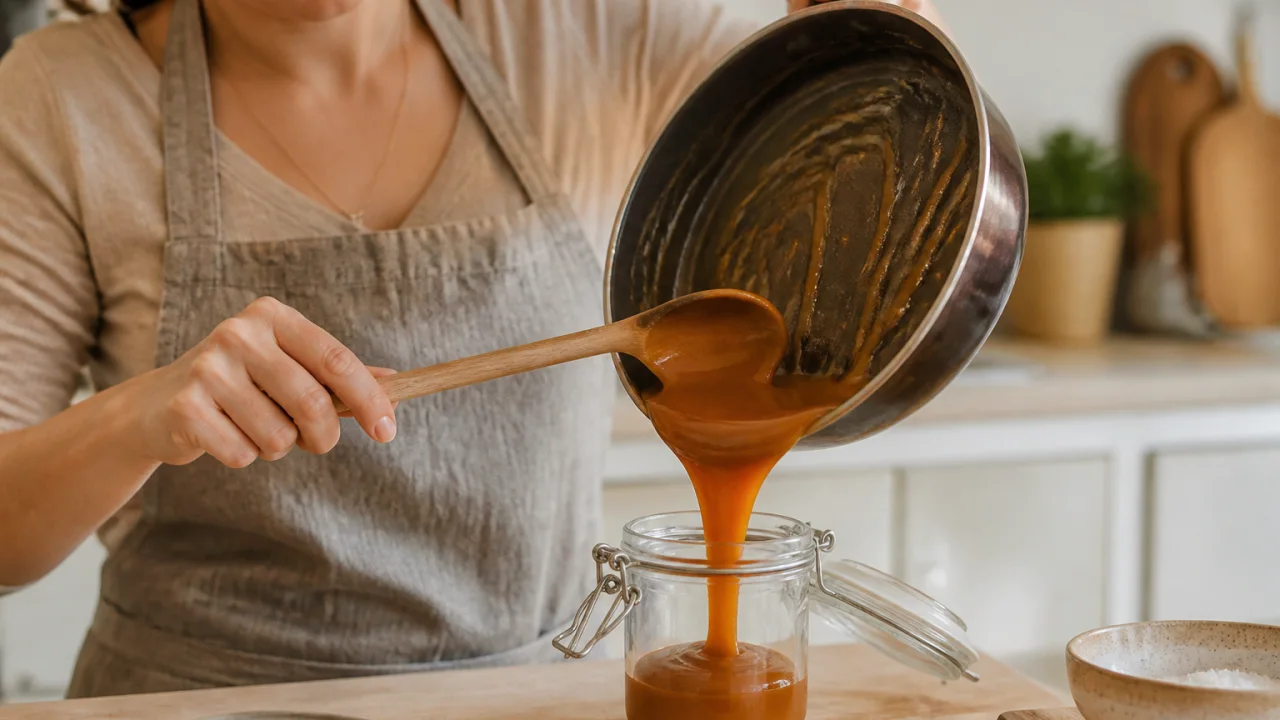 Avaliação responsável de Doce de caramelo salgado caseiro