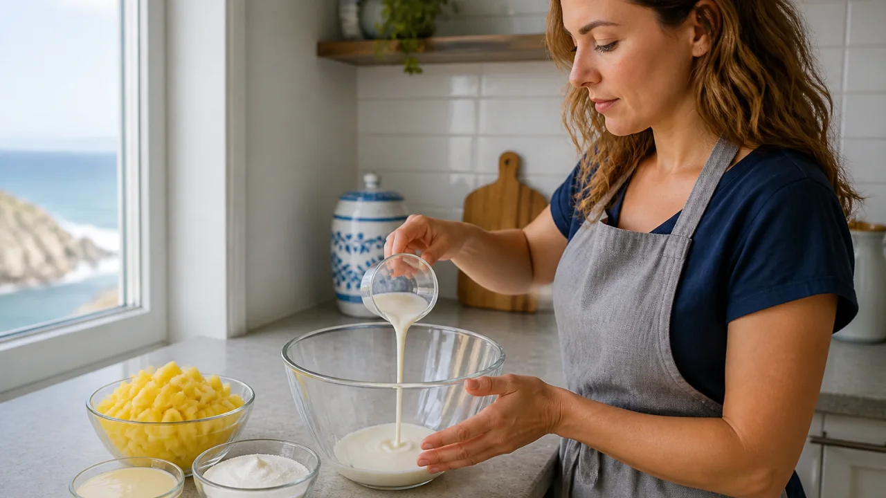 Análise prática de Gelado de Ananás