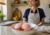 Contexto editorial sobre gelado de morango
