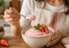 Mousse Rápida de Morango com Natas