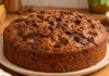 Apresentação final de Bolo de abóbora e chocolate com canela