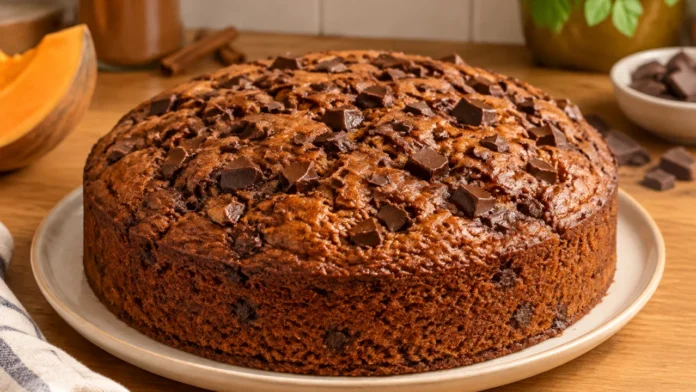 bolo-abobora-chocolate-com-canela Apresentação final de Bolo de abóbora e chocolate com canela