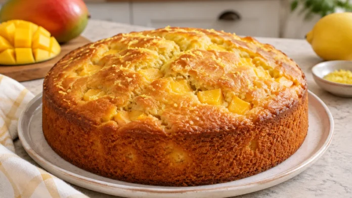 bolo-iogurte-com-manga-raspa-limao Apresentação final de Bolo de iogurte com manga e raspa de limão