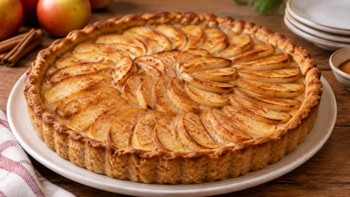 tarte-maca-light-com-recheio-macio-canela Apresentação final de Tarte de maçã light com recheio macio e canela